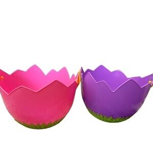 EASTER TULIP CANDY PAILS PURPLE & PINK